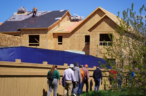 A residential development under construction
