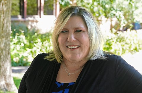 portrait of City Manager Kelly DiMartino on sunny day