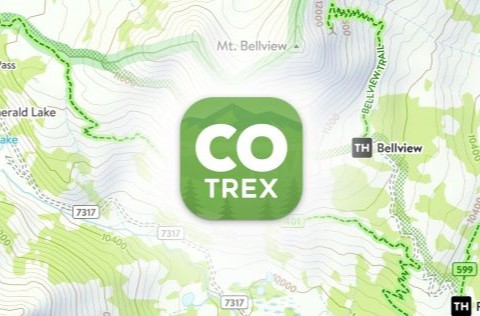 A map application with the COTREX logo