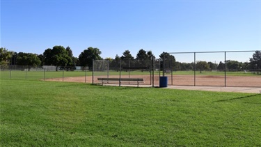 A ball field at a park
