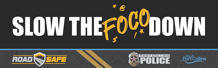 Slow the FoCo Down bumper magnet